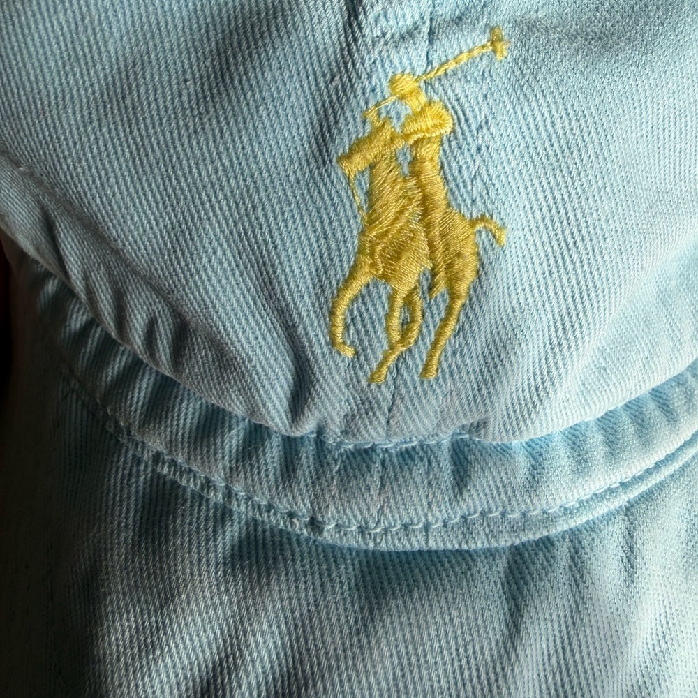 Polo by Ralph Lauren in pastel blue Embroidered Baseball Cap - Picture 6 of 6